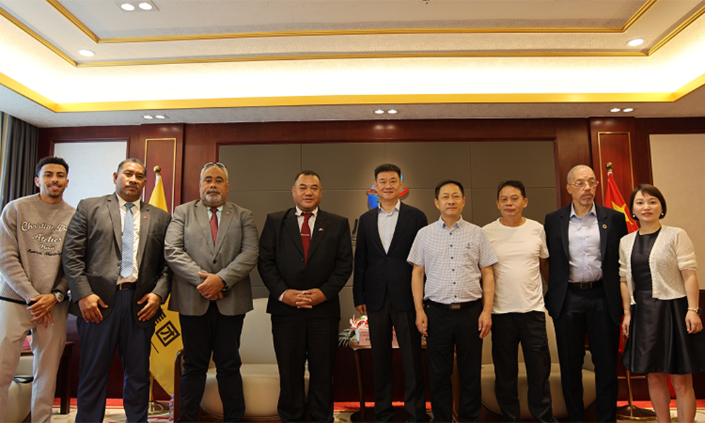 汤加王国代表团实地考察八咏集团 高度认可八咏技术实力